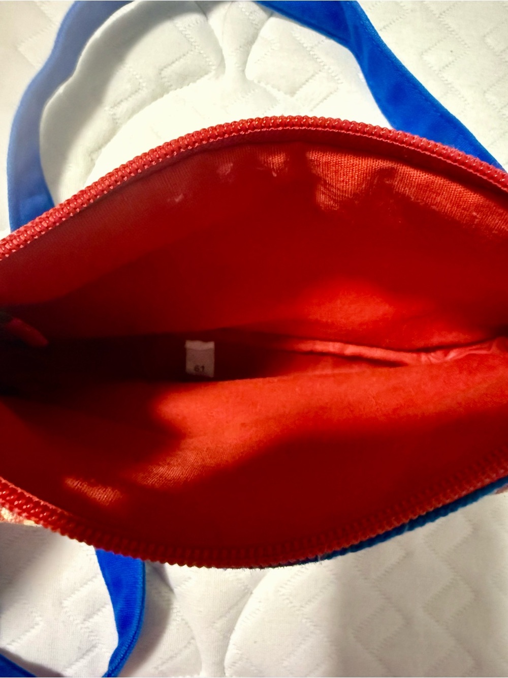 Nautical Red & Blue Crossbody Bag, EUC
No call outs. - Picture 5 of 7